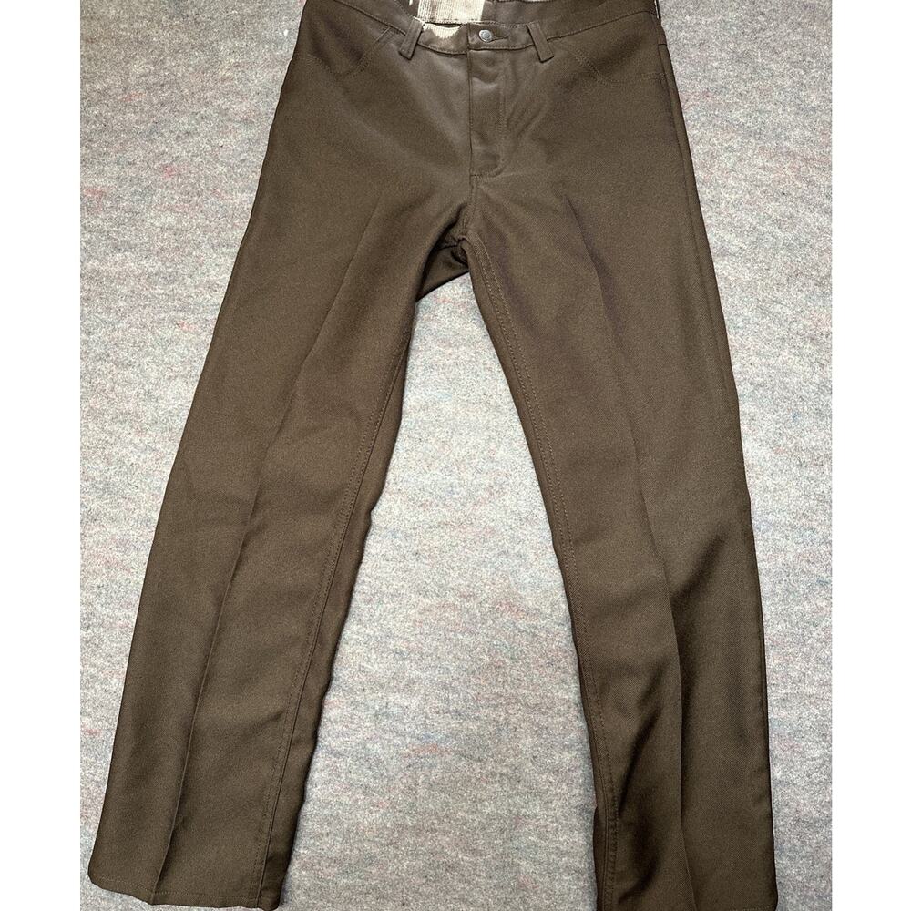 Wrangler Wrancher Men's Brown Western Bootcut Pants Size 30x32 NWOT